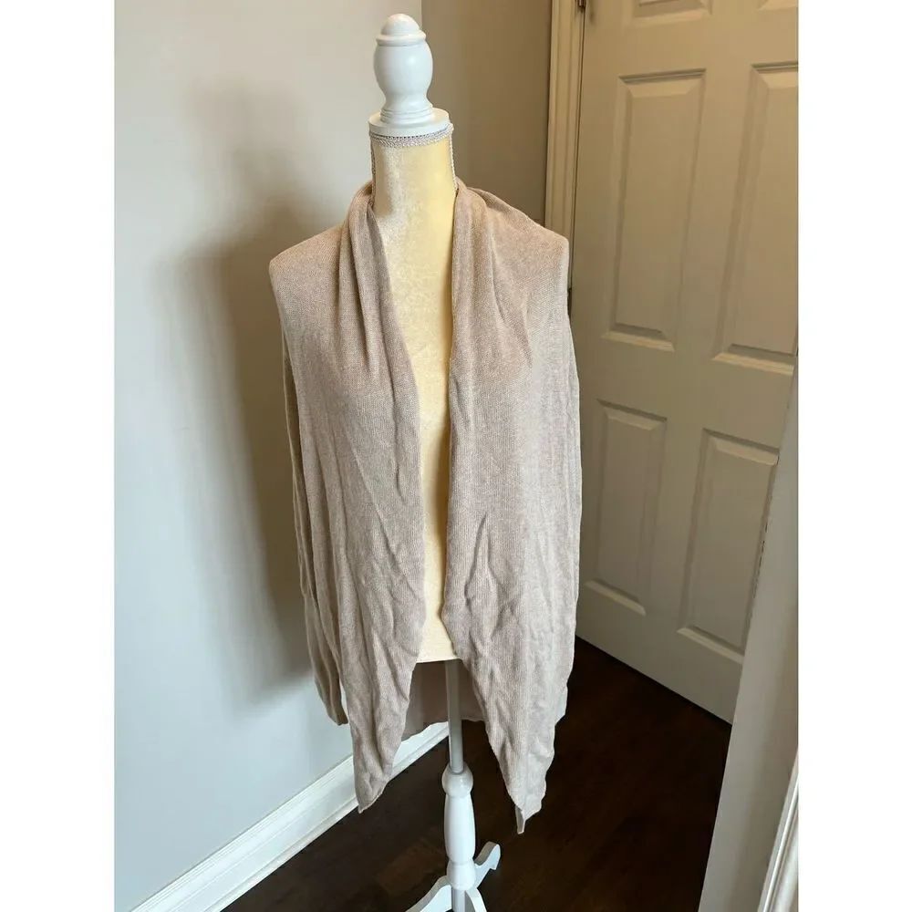 Leith small long beige cardigan